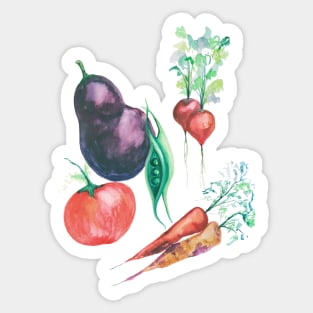 Garden Harvest Sticker